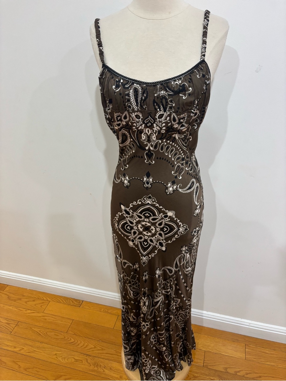 Sandro Bandana Print Midi Dress, US Size: 8 - Picture 6 of 16